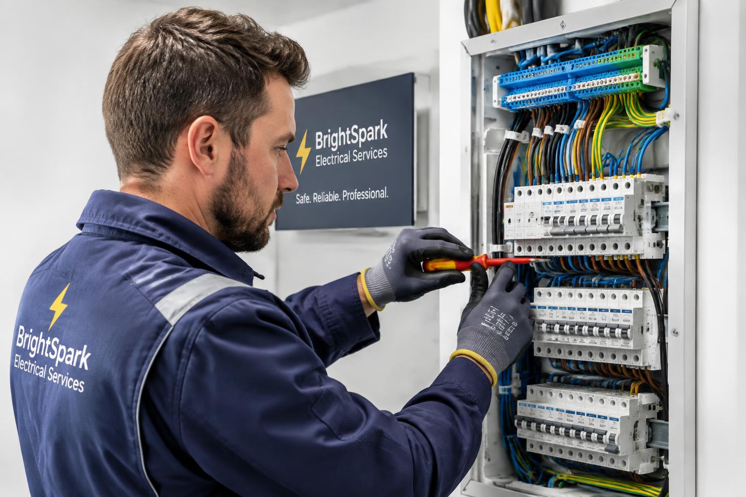 BrightSpark Electrical website sample