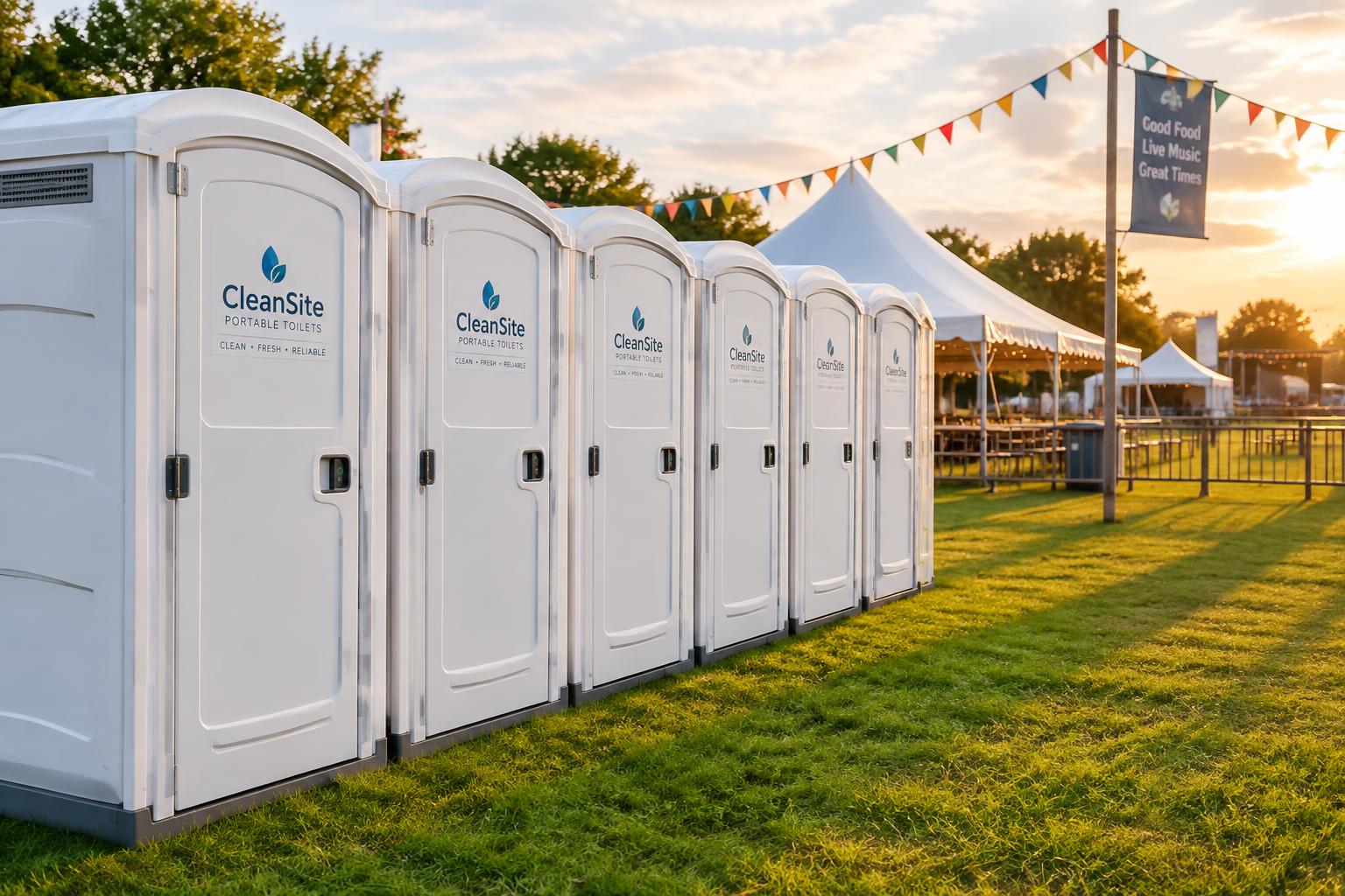 CleanSite Mobile Toilets website sample